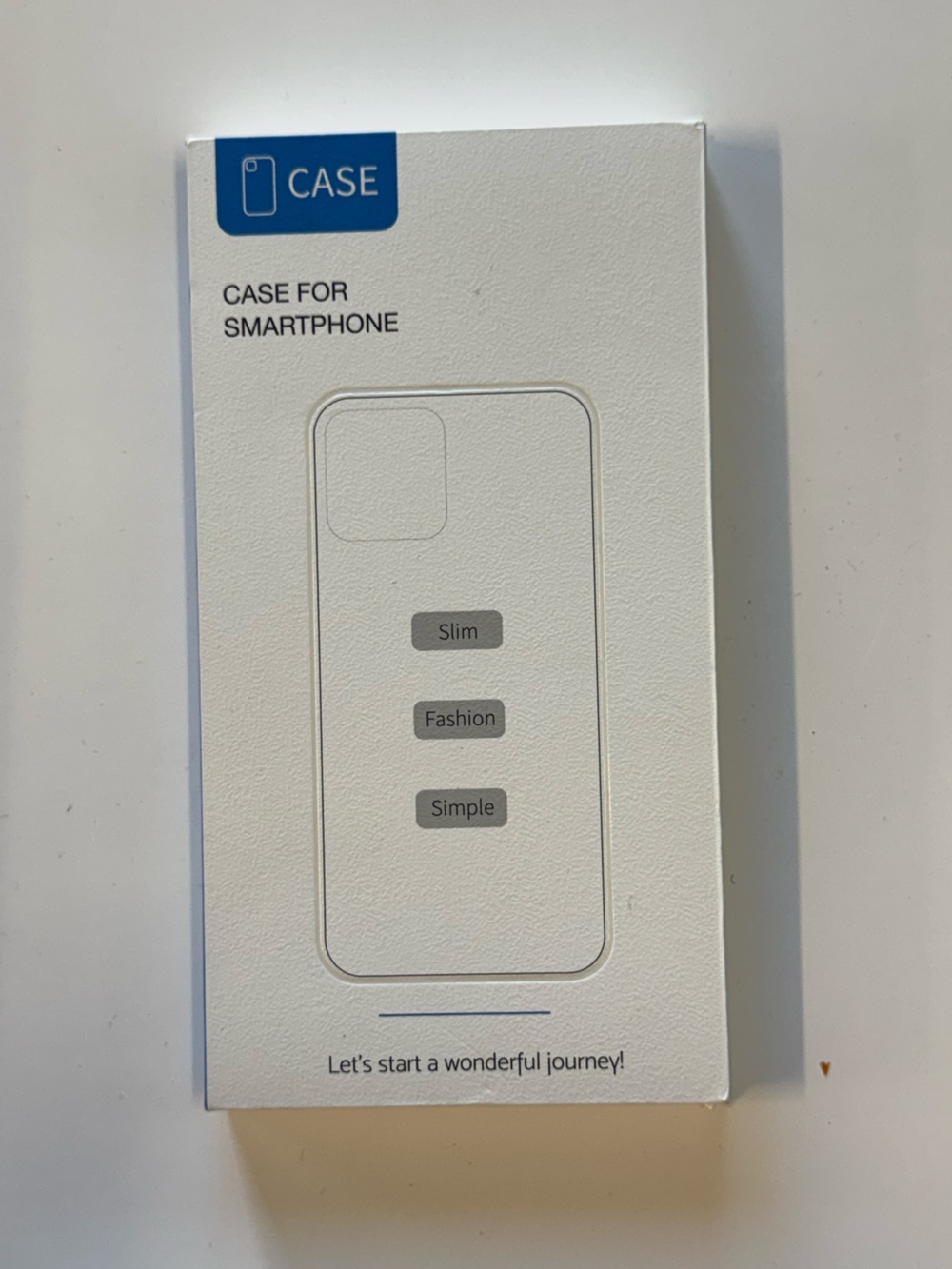 White Smartphone Case – Slim Fashion Simple